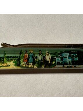 The Butchart Gardens Victoria Canada Floaty Pen Floral Flower Souvenir Promo Vtg